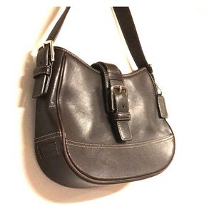 Coach dark brown bag